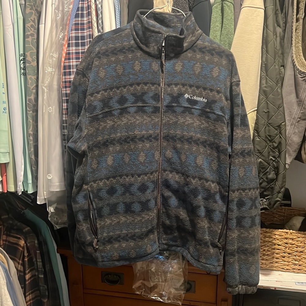 Columbia zip fleece jacket